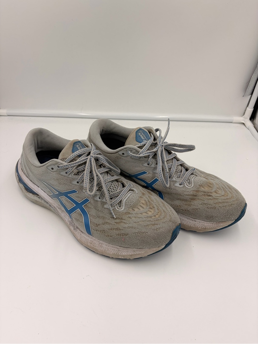 Asics GT-2000 14 Shoes Mens 10 Gray Blue Lightweight Running Sneakers